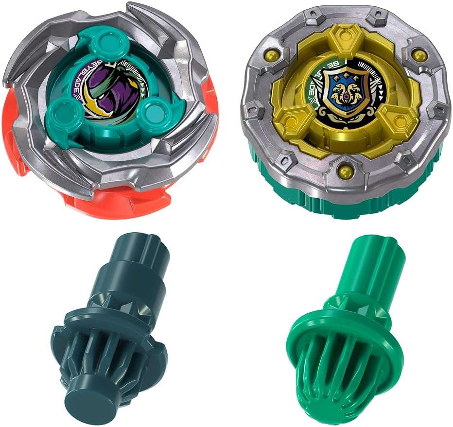 Beyblade X Sneak Attack Battle Set with Beystadium Arena, Rampart Aegis GB & Cutter Shinobi LF, 2 Right-Spinning Takara Tomy Battling Tops Game Toys, 2 Launchers, Ages 8+ - Image 14