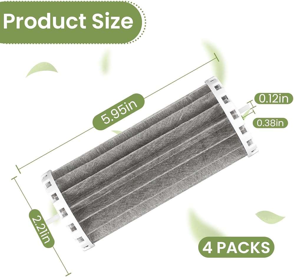 PIHIL Aquarium Filter Compatible with Marineland Penguin 200 200B 350 350B Power Filters,Bio-Wheel Assembly PRBW2350B,Replacement Fish Tank Filter Parts,2 Pack - Image 2