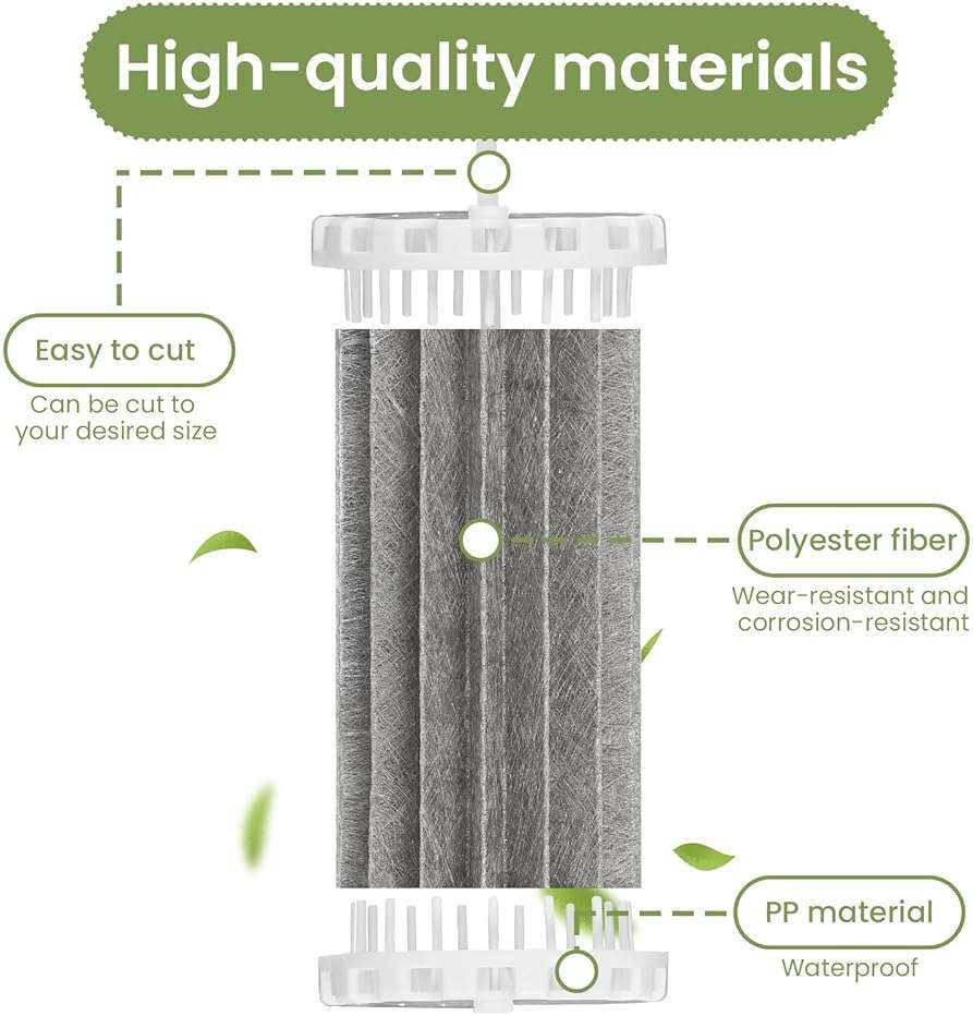 PIHIL Aquarium Filter Compatible with Marineland Penguin 200 200B 350 350B Power Filters,Bio-Wheel Assembly PRBW2350B,Replacement Fish Tank Filter Parts,2 Pack - Image 3