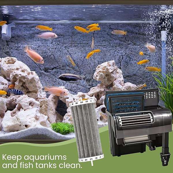 PIHIL Aquarium Filter Compatible with Marineland Penguin 200 200B 350 350B Power Filters,Bio-Wheel Assembly PRBW2350B,Replacement Fish Tank Filter Parts,2 Pack - Image 6