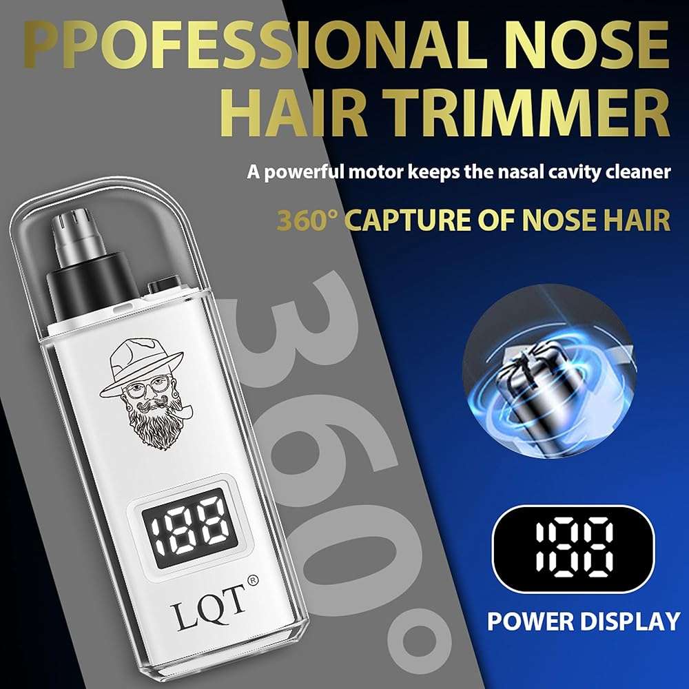 Hair Clippers for Men with LED Display, 4-Piece Cordless Grooming Kit with Hair Clipper, Beard Trimmer, Foil Shaver & Nose Trimmer, Complete Set for Home Barber - Image 6
