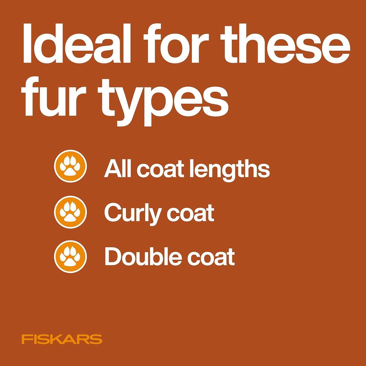 Fiskars Pet, Cat and Dog Brush, Fine Bristles & SoftGrip Handle for Gentle Grooming and Deshedding, Cat and Dog Supplies, Orange/Black - Image 7