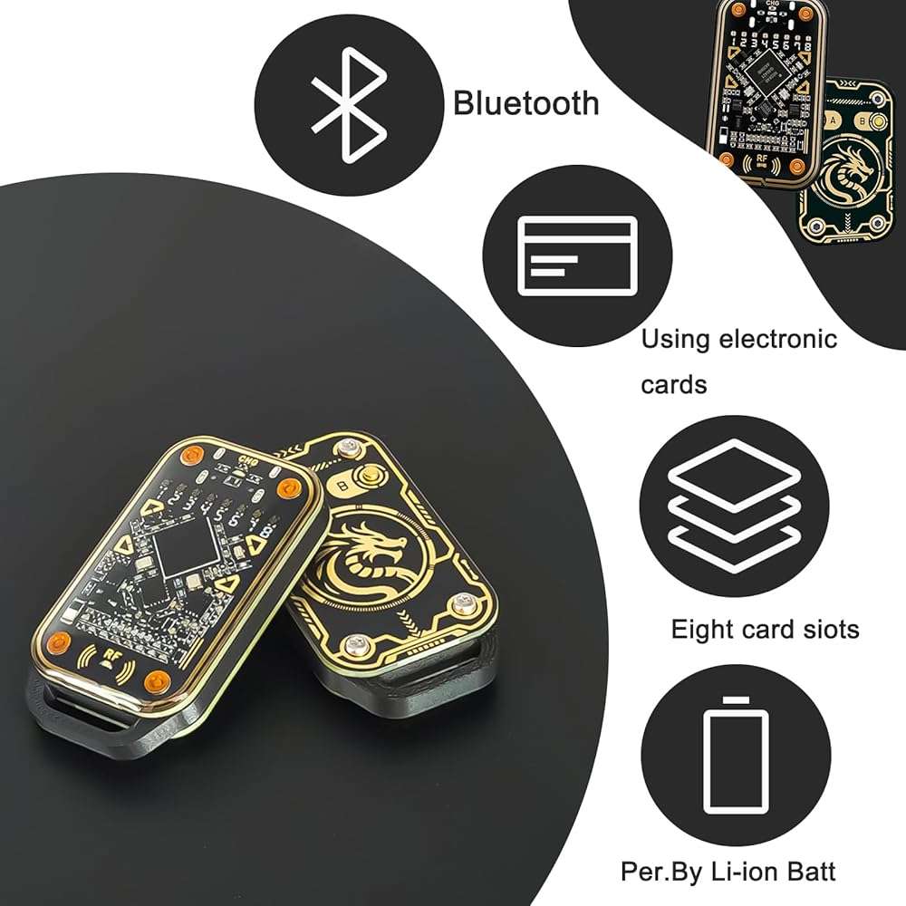 Chameleon Ultra 3. 0 Ultimate RFID Emulator– 125KHz 13.56MHz Dual-Frequency Card Copier, Bluetooth 5.0 USB-C RFID Reader Writer for Access Control Key Fobs - Image 5