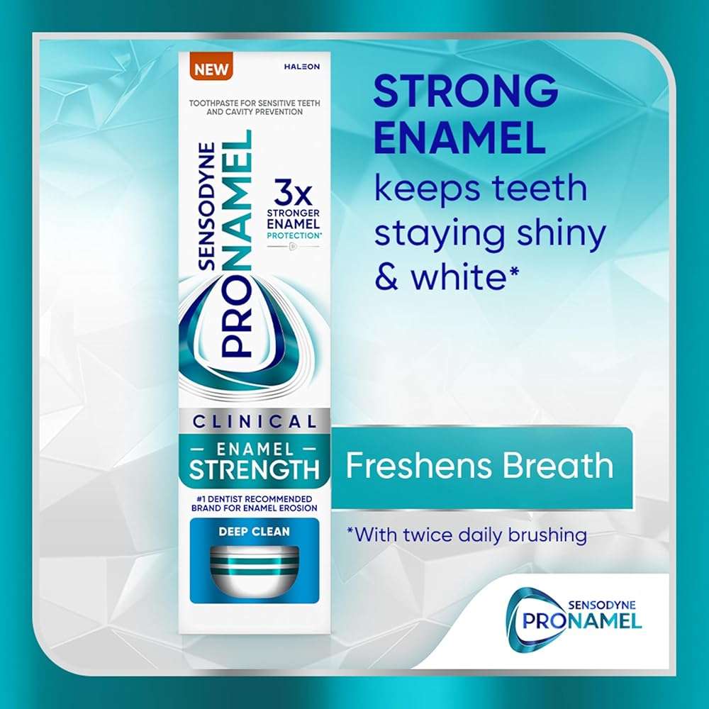 SENSODYNE PRONAMEL Clinical Enamel Strength Toothpaste, Deep Clean, 2.3 oz (Pack of 2) - Image 11
