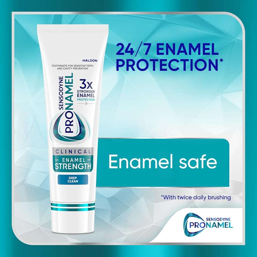 SENSODYNE PRONAMEL Clinical Enamel Strength Toothpaste, Deep Clean, 2.3 oz (Pack of 2) - Image 4
