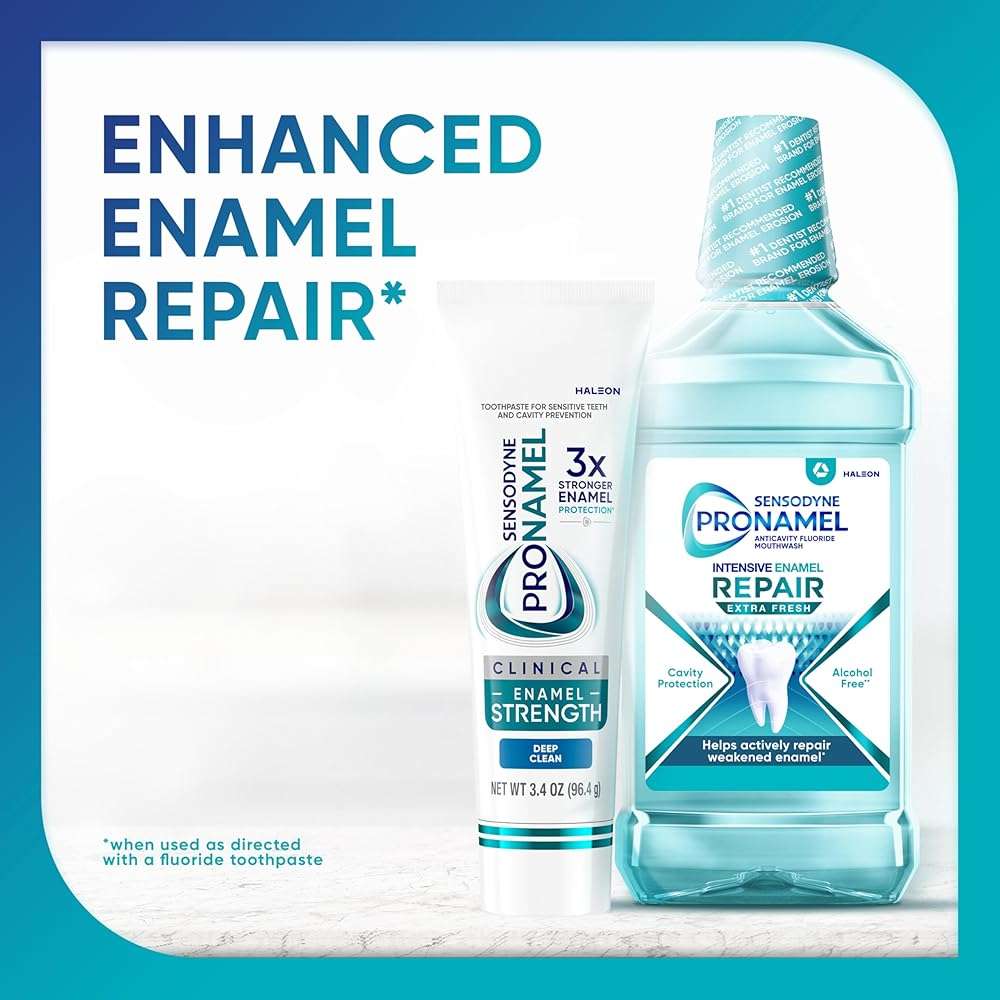 SENSODYNE PRONAMEL Clinical Enamel Strength Toothpaste, Deep Clean, 2.3 oz (Pack of 2) - Image 7