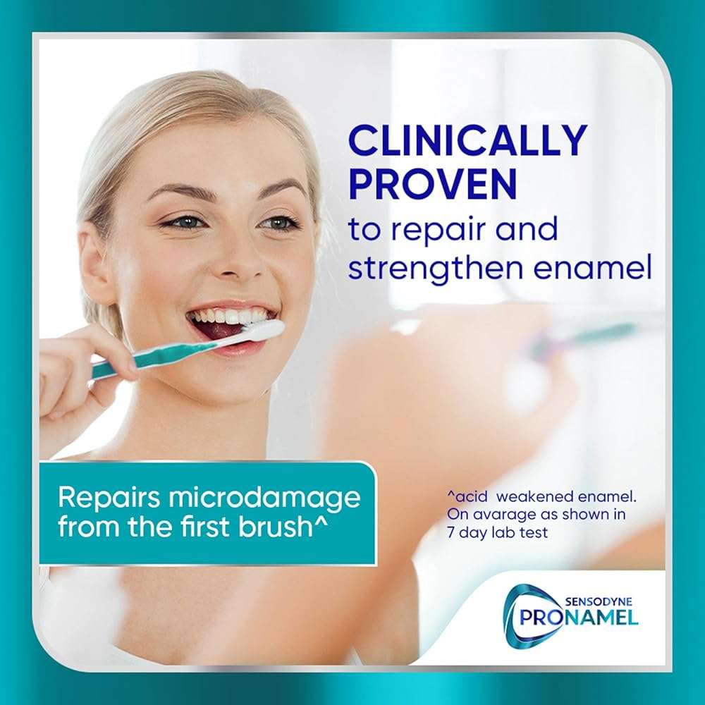 SENSODYNE PRONAMEL Clinical Enamel Strength Toothpaste, Deep Clean, 2.3 oz (Pack of 2) - Image 9