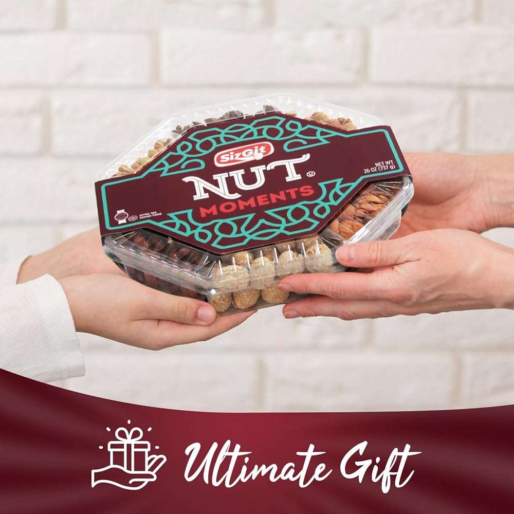 Fathers Day Nut Gift Baskets, 26oz Mixed Nut Gift Box of 7 Sectional Platter, Ideal Nut Assortment for Holidays, Birthdays, Celebrations, Anniversaries, Mens Gift Basket. - Image 7