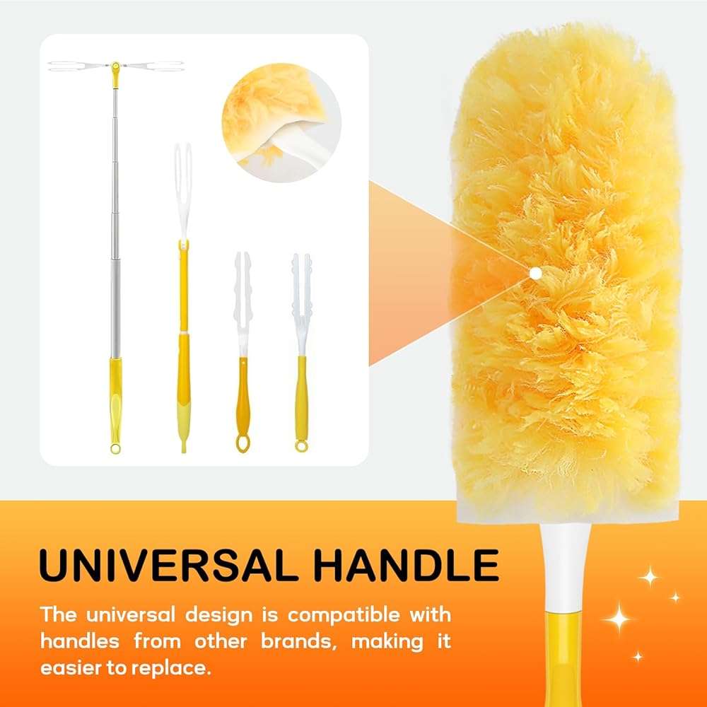 SetSail 30 Count Duster Refills for Swiffer Duster with 1 Handle Dusters for Cleaning Disposable Duster Refill Multi Surface 360 Duster Cleaner Kit for Ceiling Fan, Blind, Furniture - Image 6