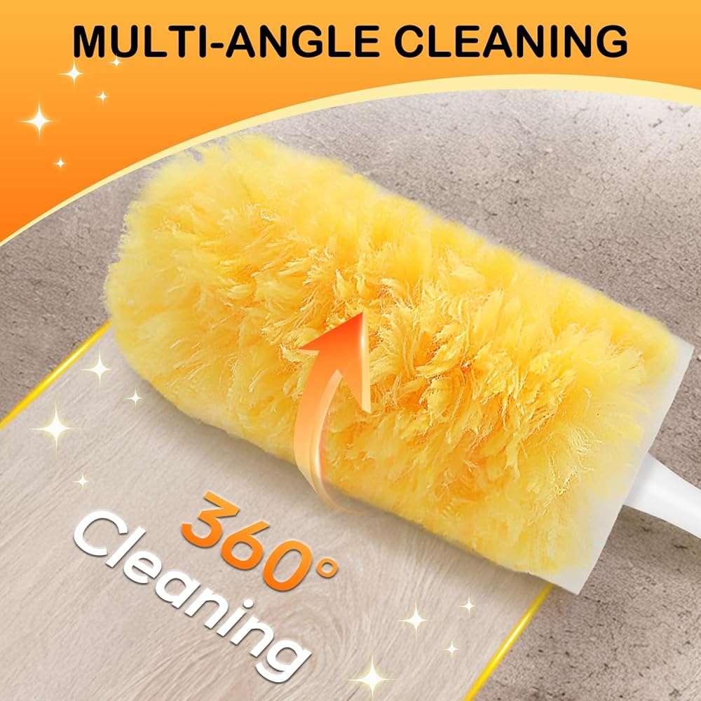 SetSail 30 Count Duster Refills for Swiffer Duster with 1 Handle Dusters for Cleaning Disposable Duster Refill Multi Surface 360 Duster Cleaner Kit for Ceiling Fan, Blind, Furniture - Image 7