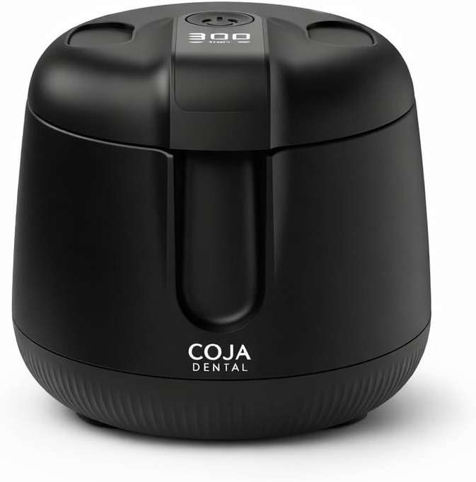 COJA Dental Cleansing Pod PRO + UV | Rechargeable Ultrasonic Retainer Cleaner Machine | 48kHz Ultrasonic Dental Pod for Mouthguard, Dentures & Aligners | 3 Cleaning Modes | Tablets Included - Image 1
