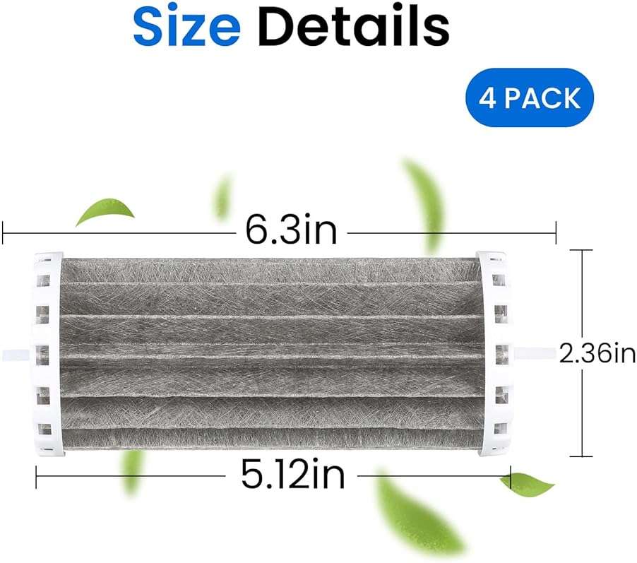 Deckaura Bio Wheel Aquarium Filter, Compatible with Marineland Penguin 200B 350B, PRBW2350B, 4 Packs - Image 3