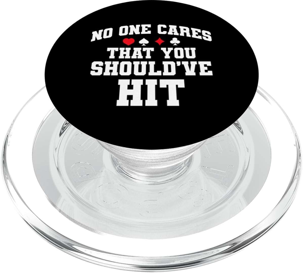 Blackjack Black Jack Blackjack Funny Casino Card Game PopSockets PopGrip for MagSafe - Image 1