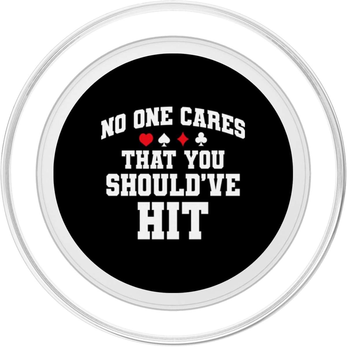 Blackjack Black Jack Blackjack Funny Casino Card Game PopSockets PopGrip for MagSafe - Image 2