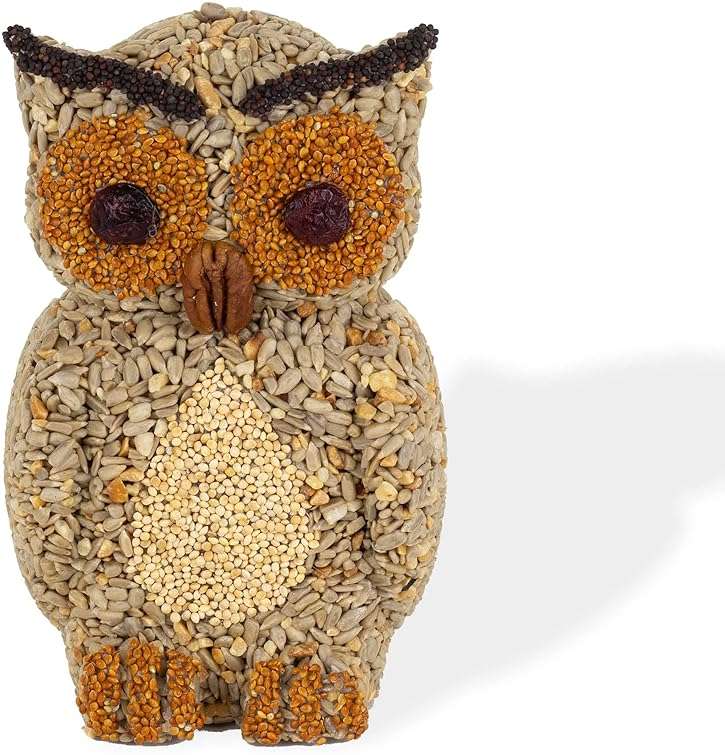 Handmade Owl Bird Feeder – 100% Edible - Gift for Bird Lovers and Watchers. - Image 3