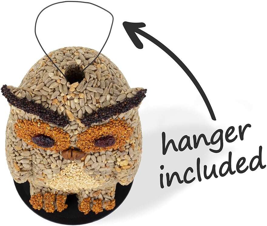 Handmade Owl Bird Feeder – 100% Edible - Gift for Bird Lovers and Watchers. - Image 5