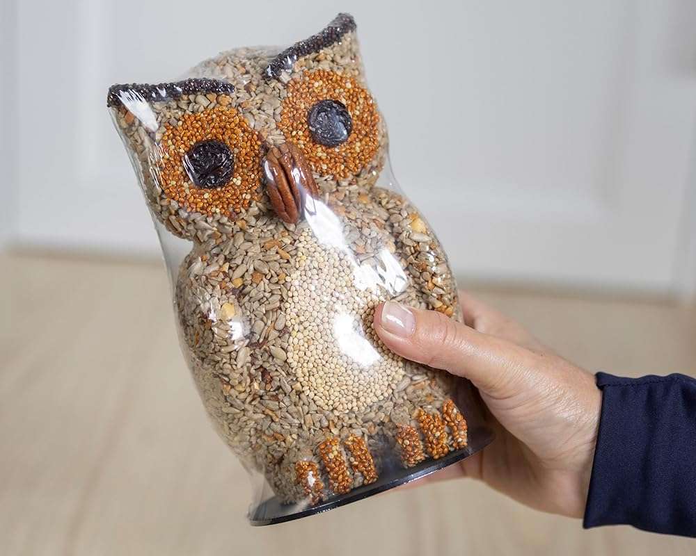 Handmade Owl Bird Feeder – 100% Edible - Gift for Bird Lovers and Watchers. - Image 6