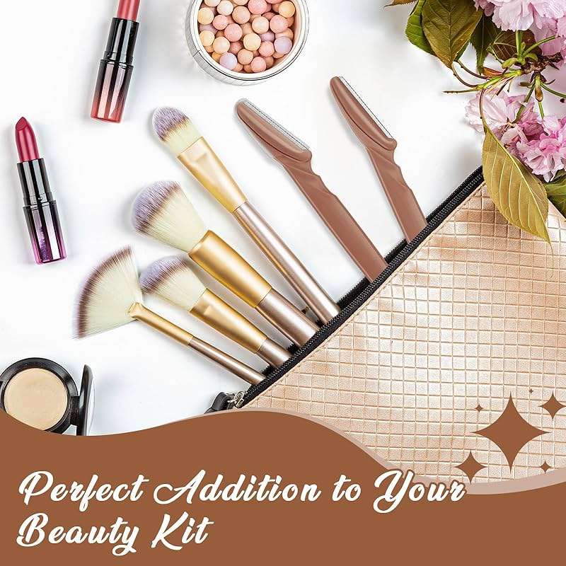 Phyyixs 88 Pcs Terracotta Dermaplaning Tool & Face Razors for Women in Storage Jar – Aesthetic Eyebrow Razor for Women & Men, Precision Face Shaver with Safety Covers, Skincare Gift for Women - Image 5