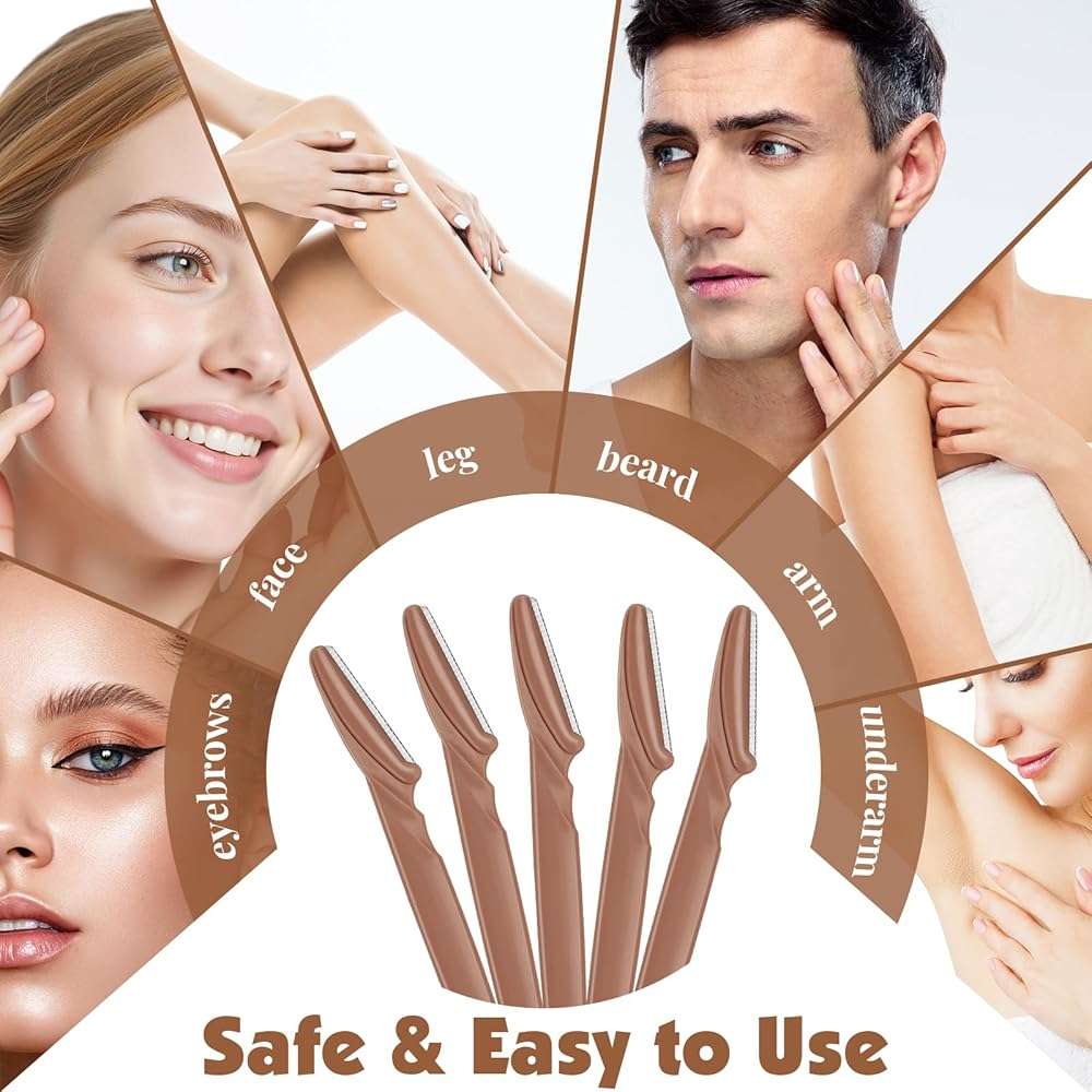 Phyyixs 88 Pcs Terracotta Dermaplaning Tool & Face Razors for Women in Storage Jar – Aesthetic Eyebrow Razor for Women & Men, Precision Face Shaver with Safety Covers, Skincare Gift for Women - Image 6