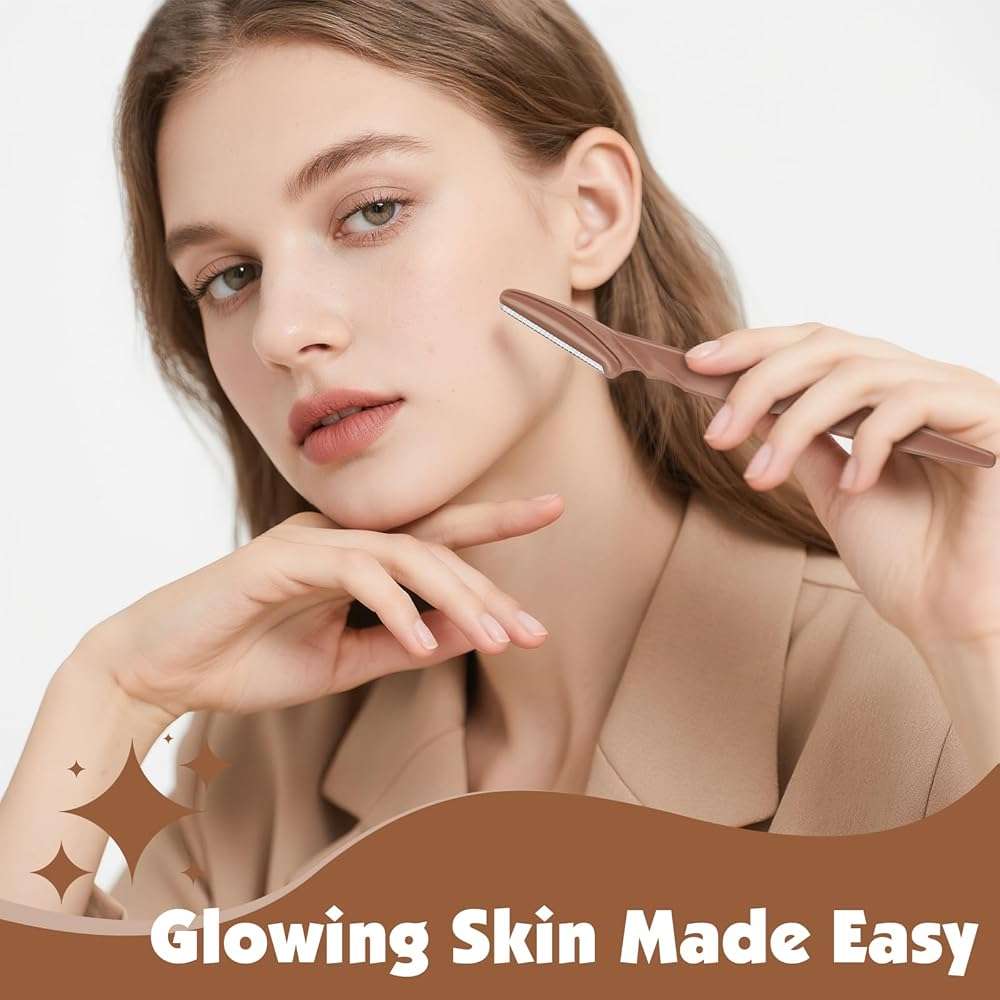 Phyyixs 88 Pcs Terracotta Dermaplaning Tool & Face Razors for Women in Storage Jar – Aesthetic Eyebrow Razor for Women & Men, Precision Face Shaver with Safety Covers, Skincare Gift for Women - Image 7