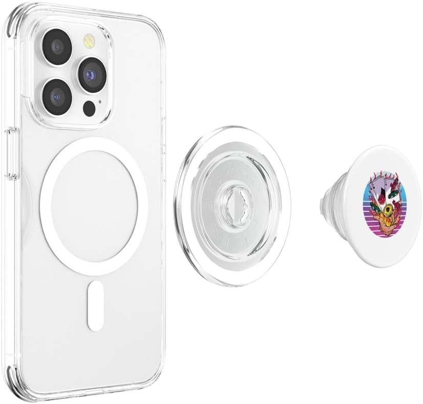 Gambling Poker Blackjack high-Stakes Adrenaline Cards dice PopSockets PopGrip for MagSafe - Image 3
