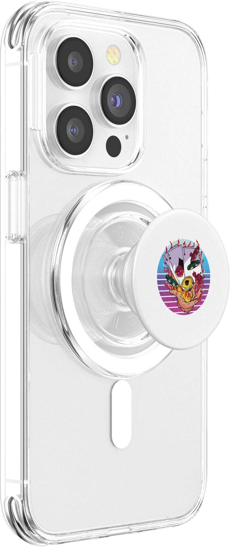 Gambling Poker Blackjack high-Stakes Adrenaline Cards dice PopSockets PopGrip for MagSafe - Image 4