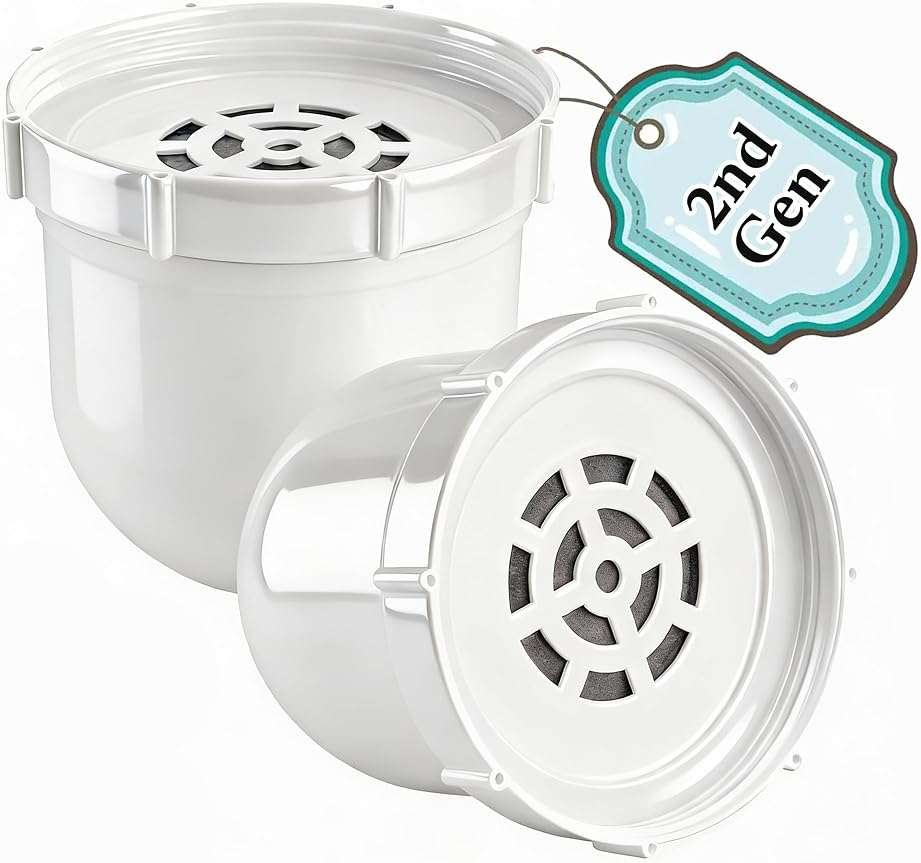 2026 Second Generation Water Pitcher Replacement Filter Compatible with Clearly Filtered Water Filter Pitcher, Delicate Texture 100-Gallon Long-Life Filter Removes Fluoride Chlorine Lead and Odors(2) - Image 1