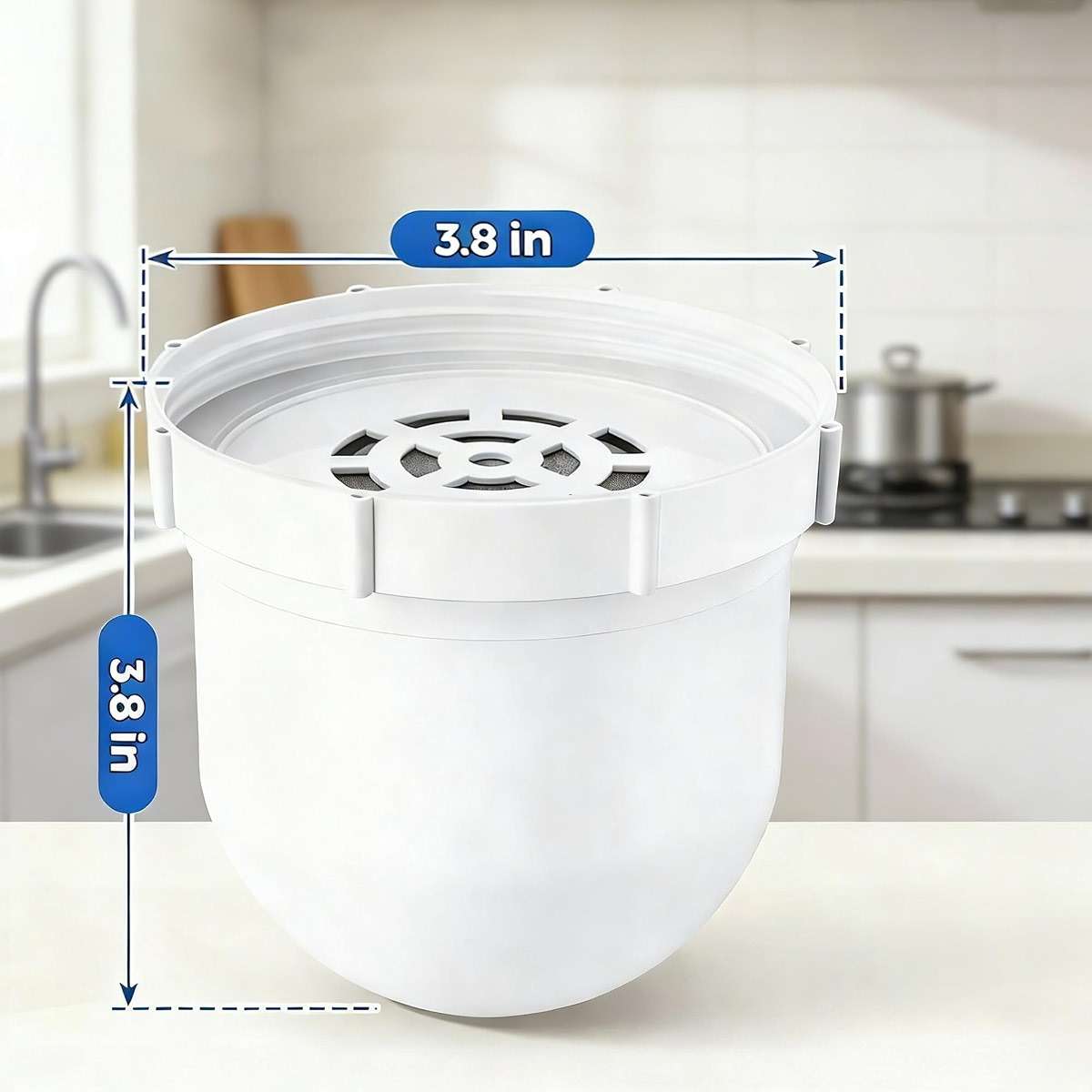 2026 Second Generation Water Pitcher Replacement Filter Compatible with Clearly Filtered Water Filter Pitcher, Delicate Texture 100-Gallon Long-Life Filter Removes Fluoride Chlorine Lead and Odors(2) - Image 2