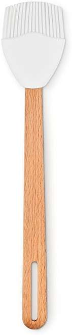 Le Creuset Silicone Signature Basting Brush, White - Image 1