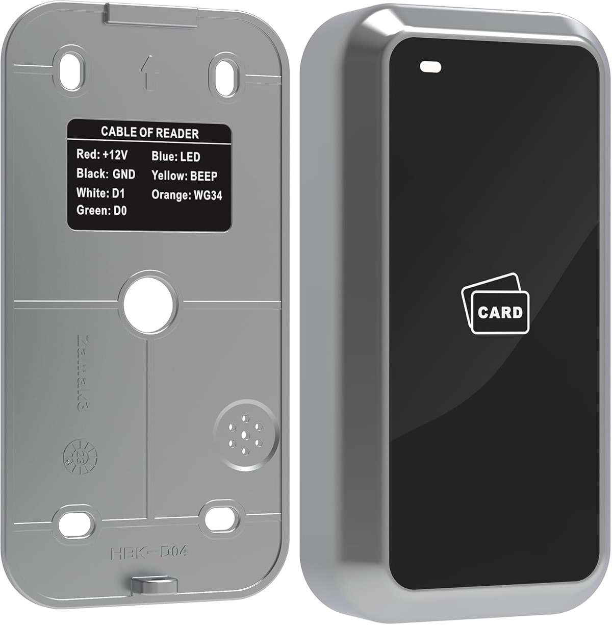 UHPPOTE 125KHz RFID Wiegand Card Reader 26/34 bit Metal Shell Waterproof | Proximity Reader for Door Access Control Board System - Image 4