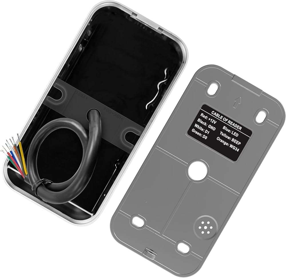 UHPPOTE 125KHz RFID Wiegand Card Reader 26/34 bit Metal Shell Waterproof | Proximity Reader for Door Access Control Board System - Image 7