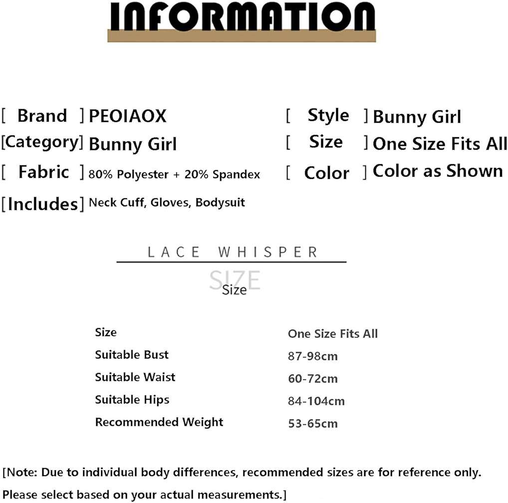 PEOIAOX Women’s Bunny-Inspired Lingerie Bodysuit with Faux Fur Details, Lace Gloves and Bow Tie Choker for Halloween Party, Role Play, Bedroom Outfit, Sexy Nightwear Costume for Women Carnival - Image 7