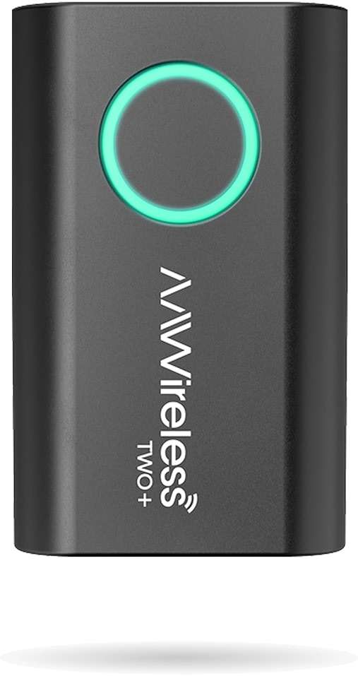 AAWireless TWO+ Compatible with Android Auto & Apple Carplay 2-in-1 Wireless Adapter | Wireless Connection via Bluetooth & WiFi | iPhone X+ & Android 11+ | Multifunctional Button | Made in Europe - Image 1