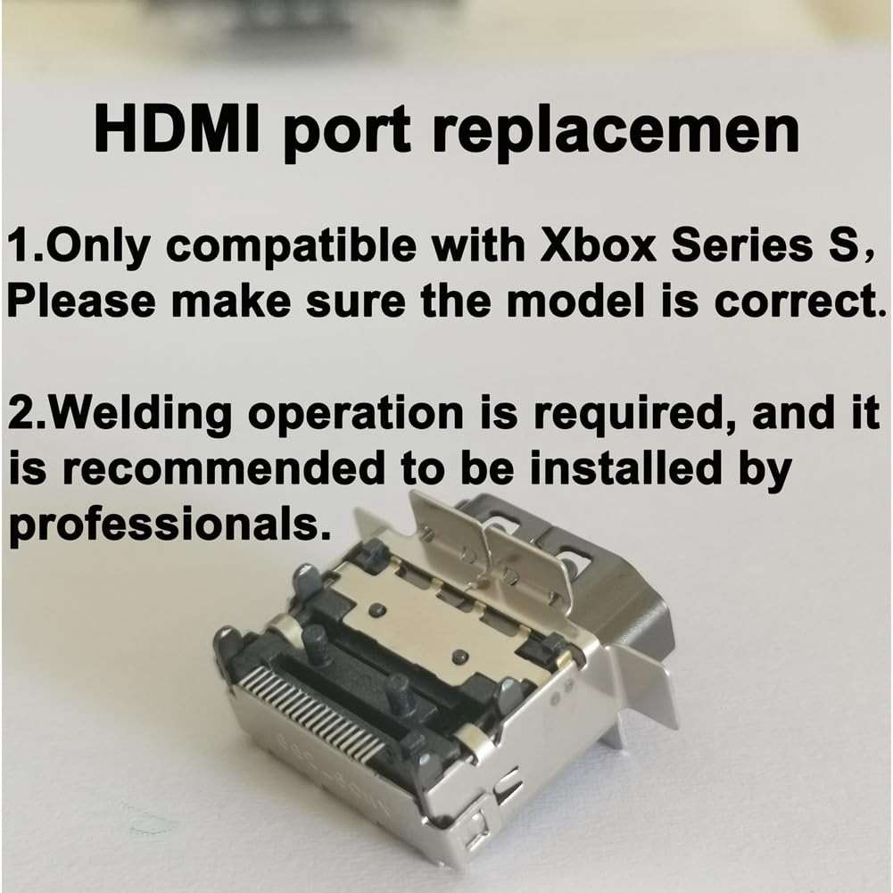 MYPUQIAO HDMI Port Repair Kit for Xbox Series S, with 60W Soldering Iron Station, Screwdrivers & Full Tool Set for Xbox Series S Console HDMI Port Replacement(xss-1k) - Image 6