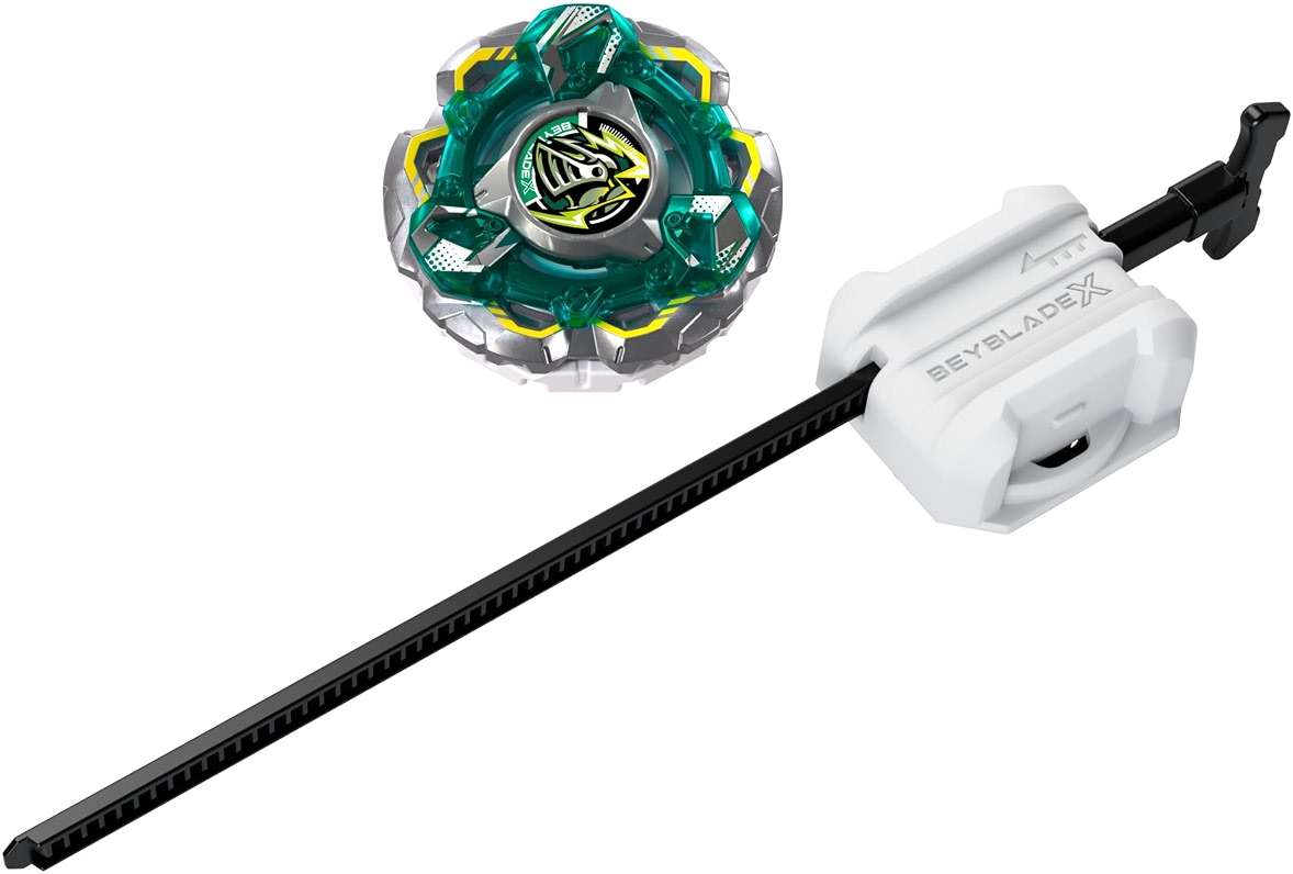 Beyblade X Fortress Knight GV 8-70UN CX Infinity Starter Pack Set, Takara Tomy Defense Type Top and Launcher, Battling Tops Game Toys, Ages 8+ - Image 4