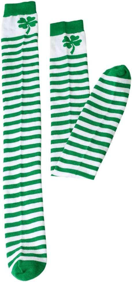 CLeemuziN Women Over the Knee Thigh High Socks 26.5 Inches Funny Festive Socks Novelty Gifts Size 4-8 - Image 6