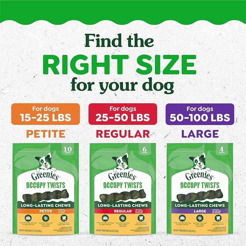 Greenies Occupy Twists Natural Dog Treats Regular Breed Size Chicken Flavor, 8.65 oz. Pack, 6 Count - Image 9