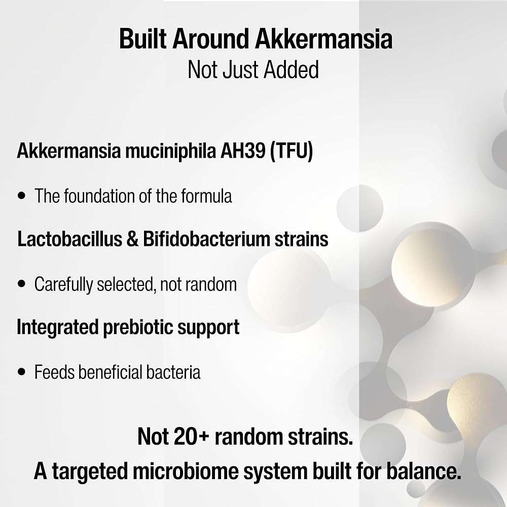 NeoAlkemy Akkermansia Probiotic Supplement, Akkermansia AH39 + 8 Targeted Strains, 20 Billion CFU with Prebiotics, Delayed-Release Capsules for Gut Barrier Support & Microbiome Balance, Vegan - Image 3