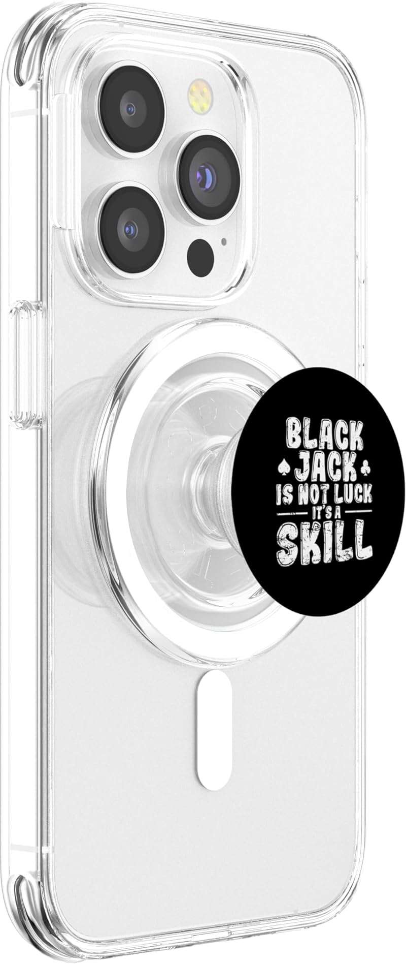 Blackjack is not Luck It's Skill PopSockets PopGrip for MagSafe - Image 4