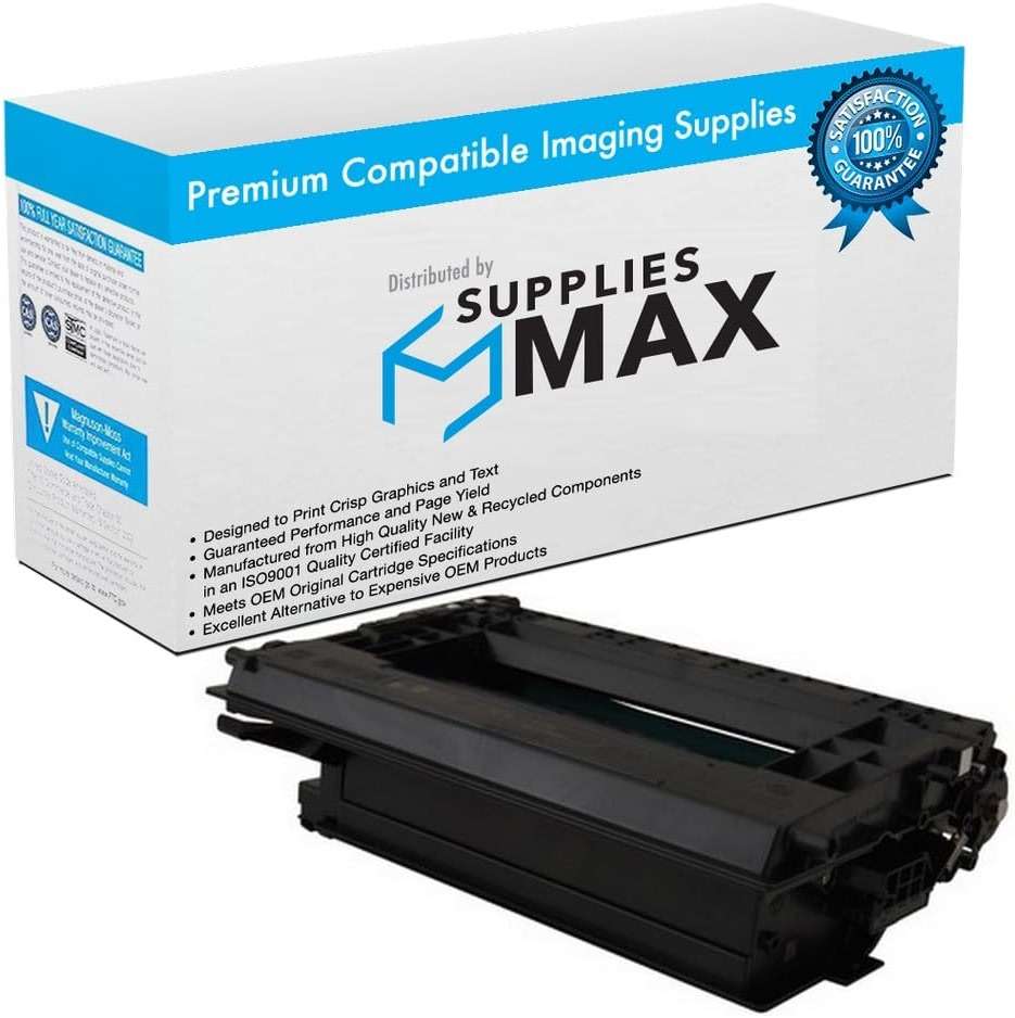 SuppliesMAX Compatible Replacement for HP Laser Jet Enterprise M611/M612/Flow M634/M635/M636-MFP Series Black Extra High Yield Toner Cartridge (42000 Page Yield) (NO. 147Y) (W1470Y) - Image 1