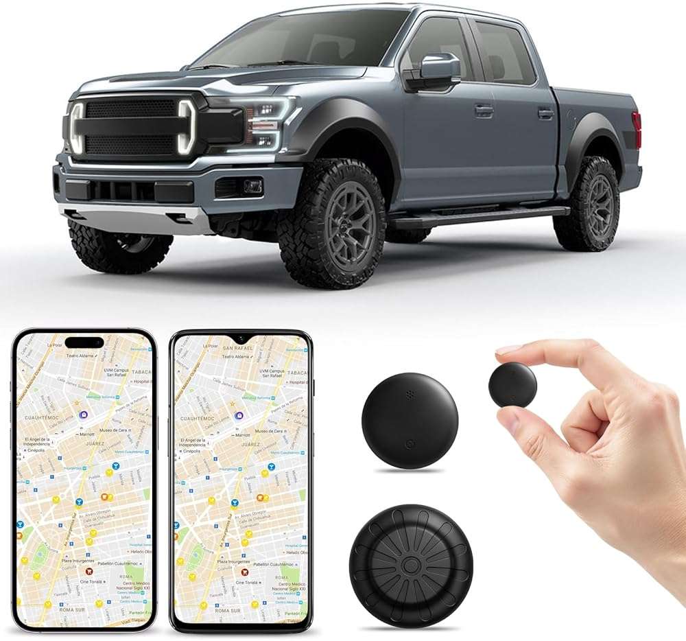 Mini GPS Tracker for Vehicles (Universally for Android & iOS), Hidden Car Location Tracker w/Magnetic Case, Item Finder for Google Find Hub & iOS Find My No Monthly Fees, Black - Image 7