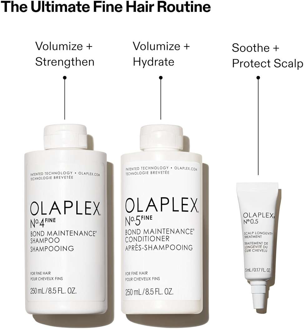 Olaplex Nº. 4 FINE Bond Maintenance Shampoo: Volumize & Strengthen | Gently Cleanse & Non Stripping | For Coily, Curly, Straight, and Wavy - Image 2