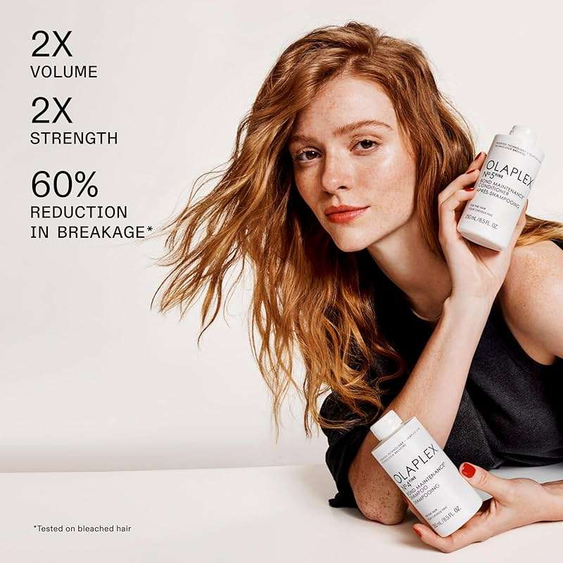 Olaplex Nº. 4 FINE Bond Maintenance Shampoo: Volumize & Strengthen | Gently Cleanse & Non Stripping | For Coily, Curly, Straight, and Wavy - Image 3