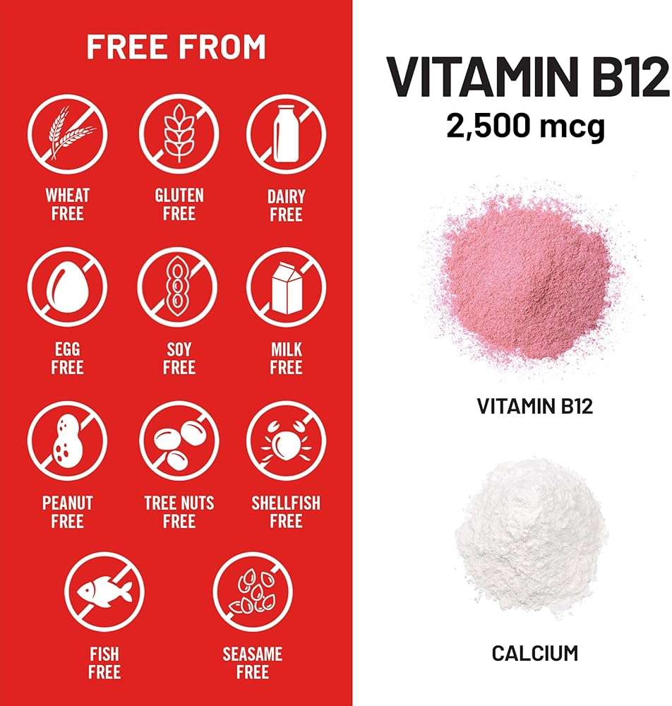NatureWise Vitamin B12 Extra Strength 2500mcg - B12 Supplement for Energy + Mental Clarity & Nervous System Support - Easy-to-Swallow, Vegan & Non-GMO - USA Manufactured - 60 Tablets[60-Day Supply] - Image 7
