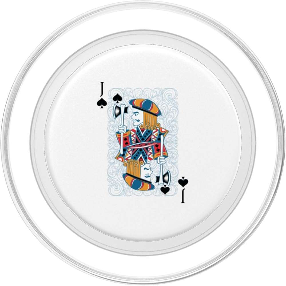 Jack Spades Poker Card Playing Card Blackjack Card PopSockets PopGrip for MagSafe - Image 2