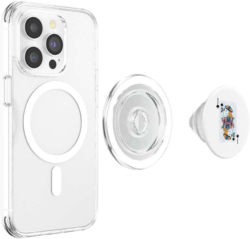 Jack Spades Poker Card Playing Card Blackjack Card PopSockets PopGrip for MagSafe - Image 3