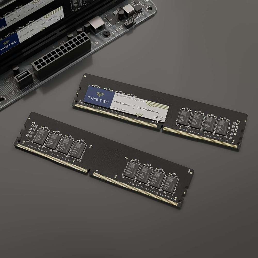 Timetec Elite 32GB KIT (2x16GB) DDR4 2400MHz (PC4-2400T) PC4-19200 UDIMM Desktop RAM – 288-Pin 1.2V CL17 Non-ECC Unbuffered DIMM Memory Module Upgrade - Image 5