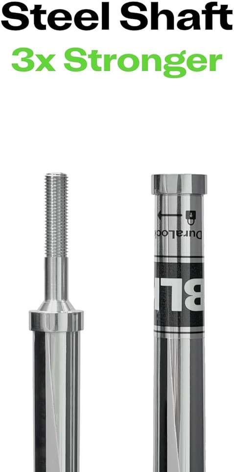 Q Gen 2 Adjustable Golf Club (Steel Shaft) - Durable 2-Part Travel Shaft - 8 Settings from 4° Putter to 60° Lob Wedge - Men & Women - Image 6