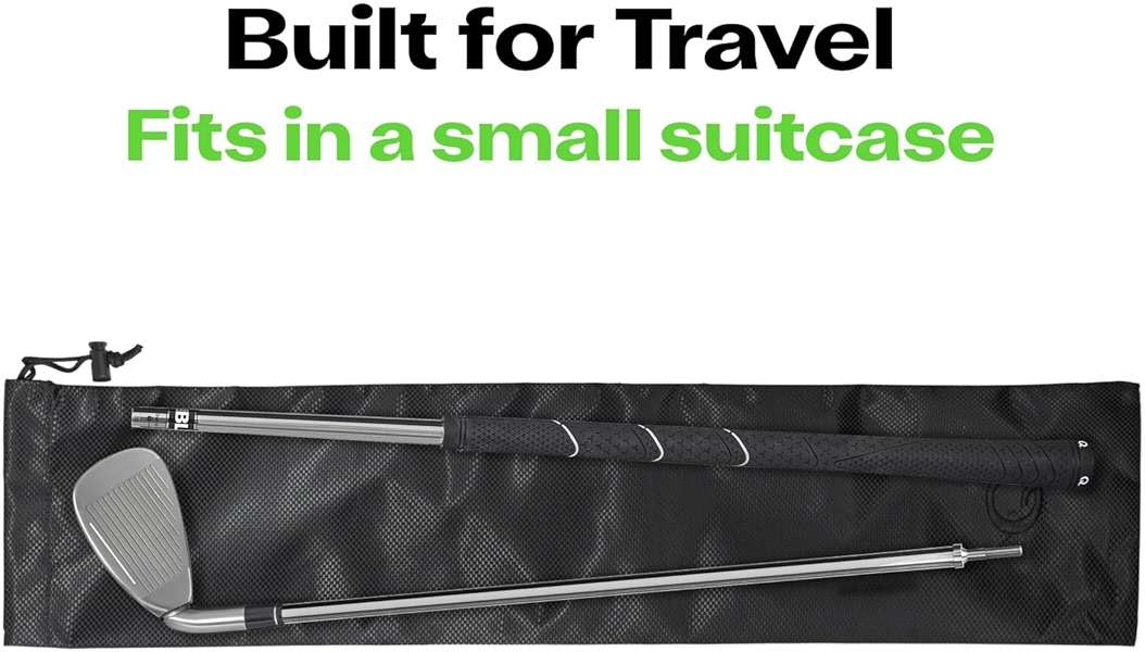 Q Gen 2 Adjustable Golf Club (Steel Shaft) - Durable 2-Part Travel Shaft - 8 Settings from 4° Putter to 60° Lob Wedge - Men & Women - Image 9