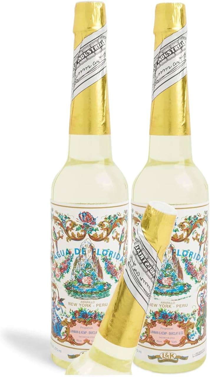 9 O'CLOCK Cologne Agua de Florida Amarillo from Peru, Trusted in the Shaman and Reiki Communities - 270ml (Pack of 2) - Image 1